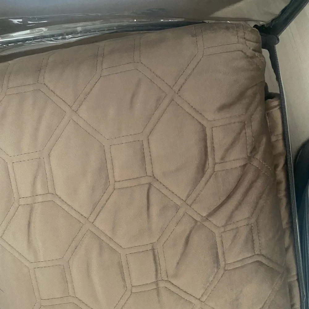 MADISON PARK Harper Quilted Velvet 3-Pc. Quilt Set, Full/Queen